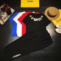 大人カジュアル上手に FENDI フェンディ ジャージ 上下セット 4色可選 2...