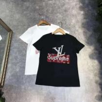 LOUIS VUITTON ルイ ヴィトン 半袖Tシャツ 2色可選 今流行りの最...