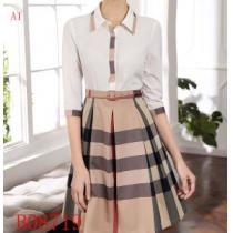 BURBERRY ワンピース 多色可選 2026夏ファション新品 さわやか夏スタ...