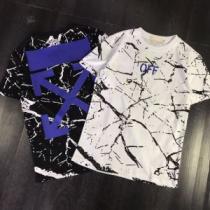 半袖Tシャツ 2色可選 OFF-WHITE 2026春夏は人気定番 人気ストリー...