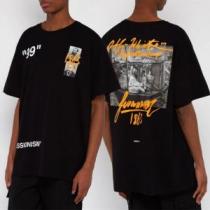 今年春夏ファション流行り Off-White オフホワイト 半袖Tシャツ 3色可...