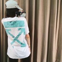 春夏らしい爽やかさ 2026即旬な装いに Off-White オフホワイト 半袖...