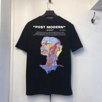 スタイルアップ効果 Off-White オフホワイト 半袖Tシャツ off-wh...