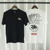2色可選 おしゃれな夏ファッション2026 Supreme x Stussy 3...