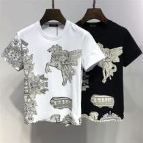 春夏の流行り2026新品 VERSACE ヴェルサーチ 半袖Tシャツ 2色可選 ...