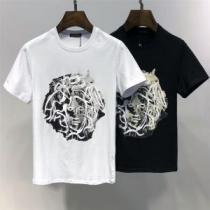 VERSACE ヴェルサーチ 半袖Tシャツ 2色可選 着るだけで上品なスタイル ...
