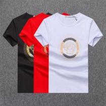 大人っぽいファション感 VERSACE ヴェルサーチ 半袖Tシャツ 3色可選 2...