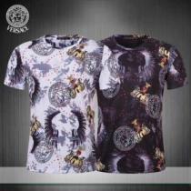VERSACE ヴェルサーチ 半袖Tシャツ 2色可選 2026年春夏シーズンの人...