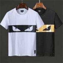 2026夏色っぽさ FENDI フェンディ 半袖Tシャツ 2色可選 夏の王道　適...
