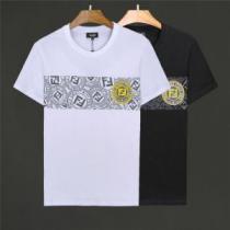 FENDI フェンディ 半袖Tシャツ 2色可選 定番のスタイル春夏限定 2026...
