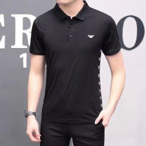 ベストはキレイめな印象に ARMANI アルマーニ 半袖Tシャツ 2色可選 2026夏ファション新品