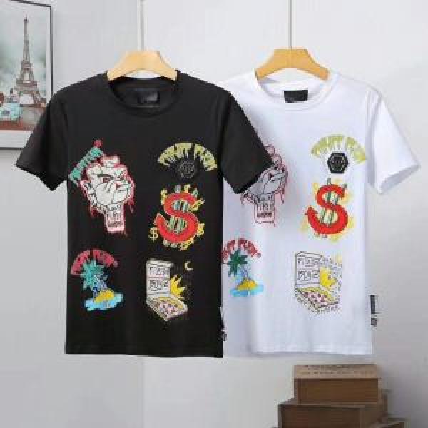 Tシャツ/ティーシャツ 2色可選 【2026春夏】最新コレクション オシャレ上級者に フィリッププレイン PHILIPP PLEIN