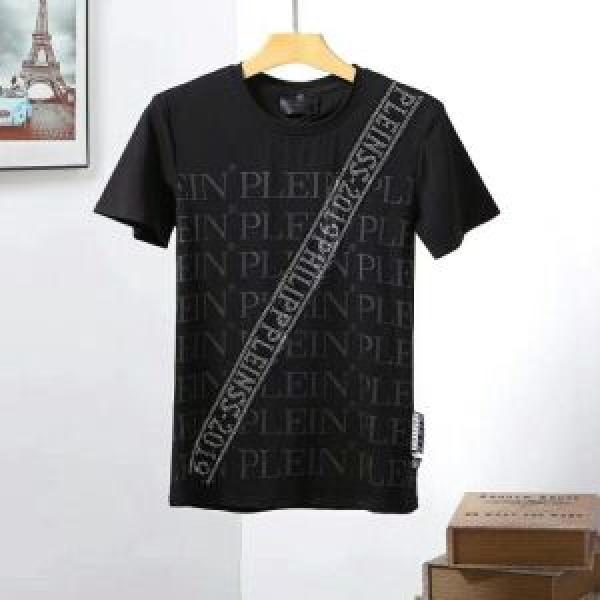 2色可選 2026春夏も引き続きトレンド カジュアルを一歩大人に フィリッププレイン PHILIPP PLEIN Tシャツ/ティーシャツ
