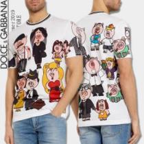 Dolce&Gabbana ドルチェ＆ガッバーナ 半袖Tシャツ 2色可選 今期の...