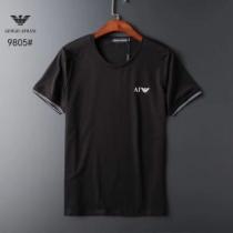 オシャレ印象で人気の高い 2026春夏人気トレンドアイテム ARMANI アルマーニ 半袖Tシャツ 3色可選