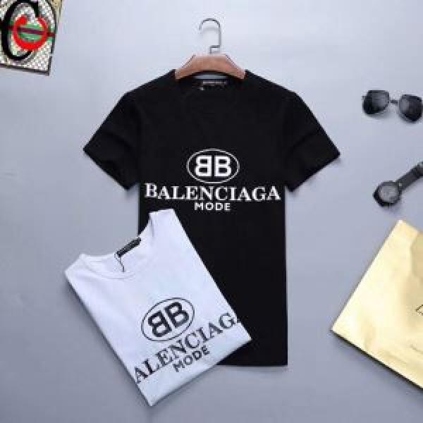 バレンシアガ BALENCIAGA 半袖Tシャツ 2色可選 春夏のトレンドアイテム 2026春夏も引き続きトレンド