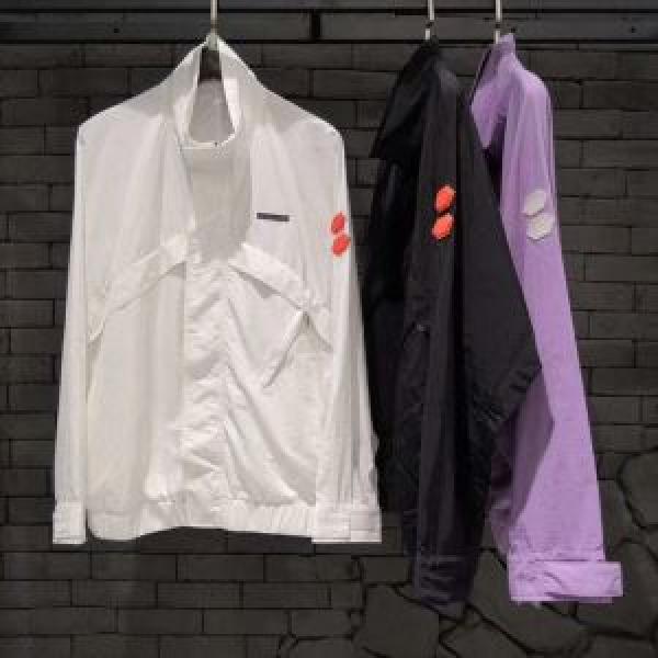 馴染みやすいスタイル美品 2026 Off-White おしゃれな装い オフホワイト 3色可選軽量ジャケット
