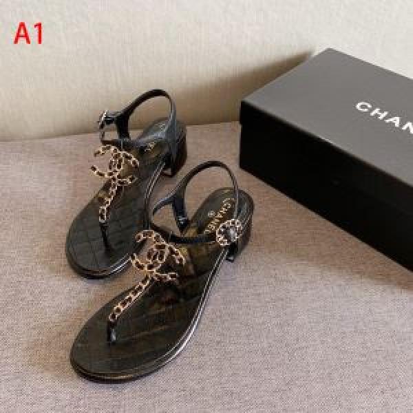 夏に良く似合うちょっと新品 CH CH サンダル 多色可選 2026春夏人気トレンドアイテム