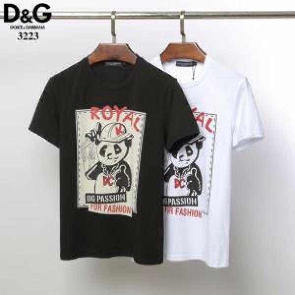 2026限定 男性に人気  Dolce&Gabbana Tシャツ/半袖 2色可選 ドルチェ＆ガッバーナ 最新で完売確実