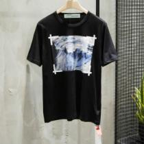 Off-Whiteおしゃれな夏ファッション2026 オフホワイト Tシャツ/半袖...