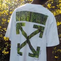 おしゃれな夏ファッション2026 Off-White オフホワイト Tシャツ/半...