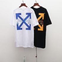 グッと大人っぽい印象に Off-White  Tシャツ/半袖 2色可選オフホワイ...