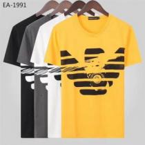 Tシャツ/半袖  4色可選 アルマーニ ARMANI おしゃれ上級者に挑戦 20...