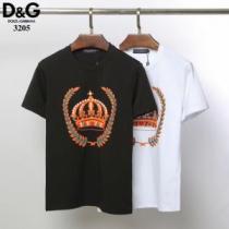 Tシャツ/半袖 最新で男性にもお勧め 2色可選 ドルチェ＆ガッバーナ2026SS...