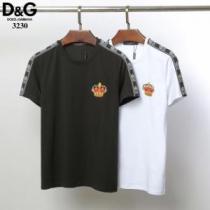 Dolce&Gabbana  Tシャツ/半袖大胆にデザインオシャレ新品 2色可選...