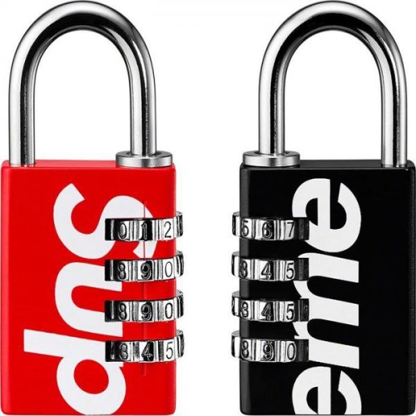 オススメしたい最新注目ファション 暗号錠 2色可選  Supreme 19SS Master Lock Numeric  夏らしい季節感