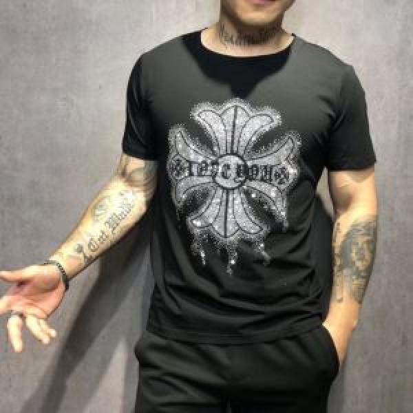 半袖Tシャツ 2色可選 2026年春夏のトレンドアイテム クラシカルな雰囲気 クロムハーツ CHROME HEARTS