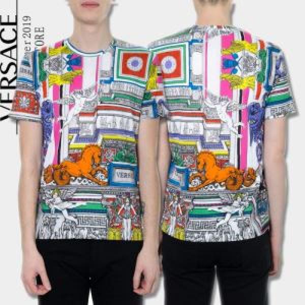 【2026春夏】最新コレクション ヴェルサーチ VERSACEすごく稀少カラー  Tシャツ/半袖