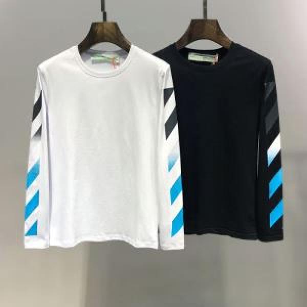 2026春夏のトレンド新商品 暑い今こそ活躍させたい！ Off-White オフホワイト 長袖Tシャツ 2色可選