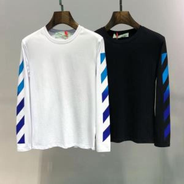 定番のスタイル春夏限定 2026春夏も引き続きトレンド Off-White オフホワイト 長袖Tシャツ 2色可選