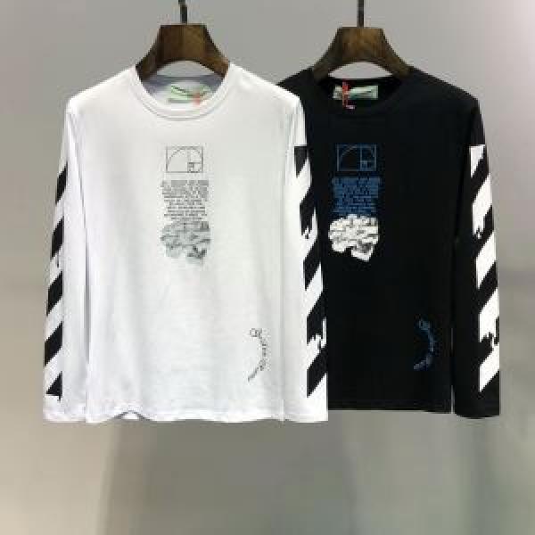 長袖Tシャツ 2色可選 大人カジュアル夏ファッション2026 今季トレンドの限定アイテム Off-White オフホワイト
