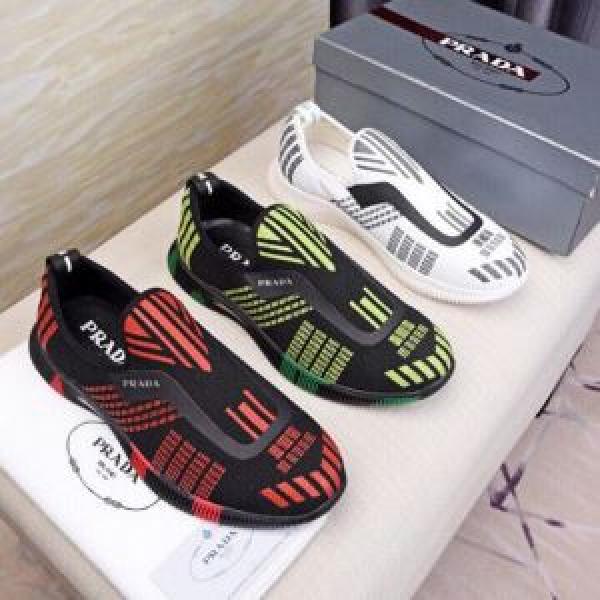 プラダ PRADA カジュアルシューズ 3色可選 定番のスタイル春夏限定 2026春夏トレンドアイテム