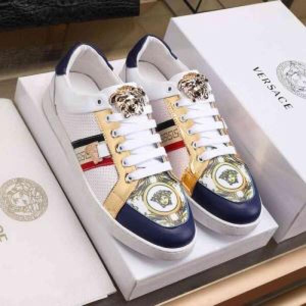 人気ストリートブランド新品 2026年最新ファッション ヴェルサーチ VERSACE カジュアルシューズ