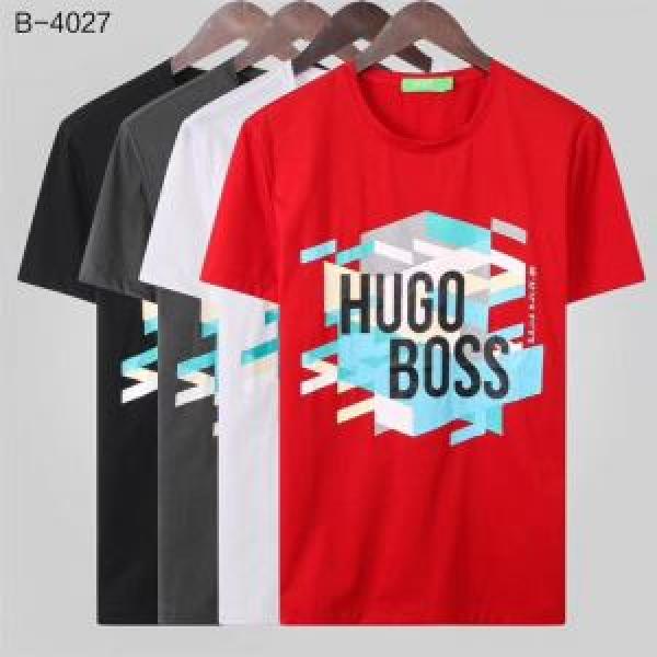 多色可選 最も目立ったブランド新品 ヒューゴボス HUGO BOSS 2026夏色っぽさ  半袖Tシャツ  オシャレアイテム