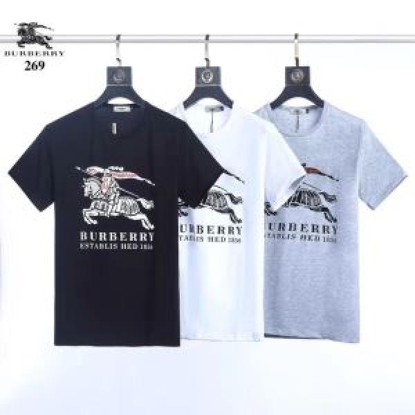 2026即旬な装いに バーバリー BURBERRY Tシャツ/ティーシャツ きちんと感が抜群 3色可選 オシャレな印象に