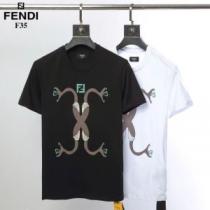 鮮度アップブランド最新 FENDI  Tシャツ/半袖 2色可選 【2026年】夏...