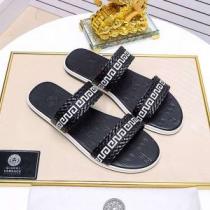 サンダル 最も目立ったブランド新品  2026夏色っぽさ ヴェルサーチVERSACE 夏の王道　適度な上品さ 2色可選