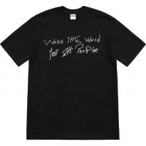 柔らかい印象に上質 SUPREME Buju Banton Wake The World Tee  シャツ/半袖 2色可選 2026春夏のトレンド新商品