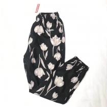 柔らかい印象に上質 Supreme  19SS Floral Silk Track Pant  3色可選 スエットパンツ上品な涼やかさある印象に