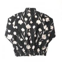 こだわりのコート 19ss Floral Silk Track Jacket P...