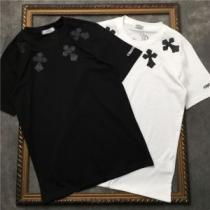 人気ストリートブランド新品 クロムハーツ CHROME HEARTS 半袖Tシャツ 2色可選 男女兼用 2026SSのトレンド商品