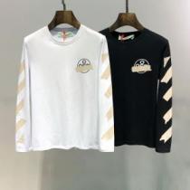 大人の可愛さを引き立て 2026年春夏流行ファッション Off-White オフホワイト 長袖Tシャツ 2色可選