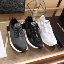 アルマーニ ARMANI カジュアルシューズ 3色可選 2026年最新ファッショ...