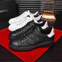 今季トレンドの限定アイテム アルマーニ ARMANI ランニングシューズ 2色可...