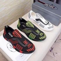 プラダ PRADA カジュアルシューズ 3色可選 定番のスタイル春夏限定 202...