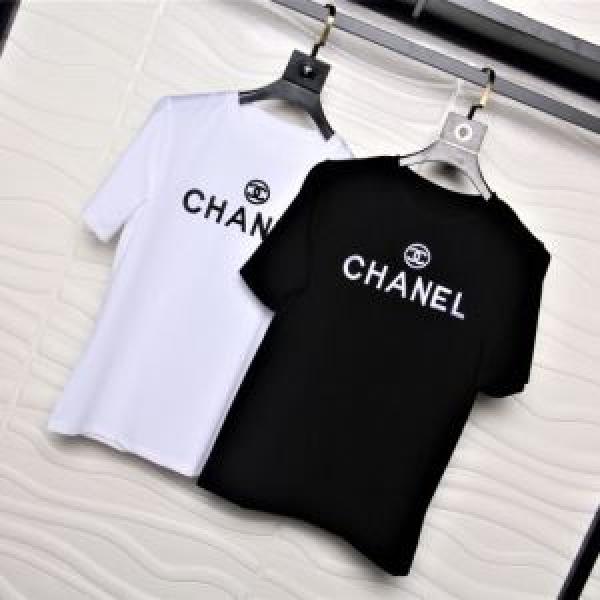 半袖Tシャツ お洒落トレンド人気 CH CH  2色可選 きちんと感が抜群 2026即旬な装いに